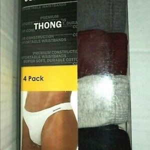 Joe Boxer Men's Thong Underwear 4 Pack